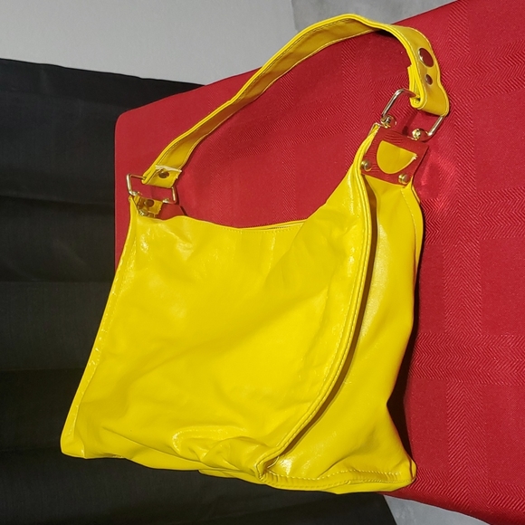 Vintage Bright Yellow handbag - Picture 11 of 13